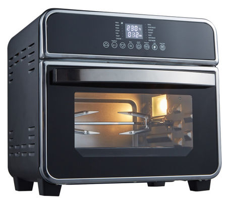 sartén del aire del horno de la tostadora del negro 15L