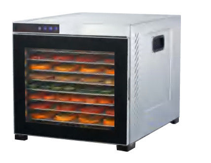 Deshidratador de acero inoxidable hecho en casa de la comida 1000Watt ninguna rotación