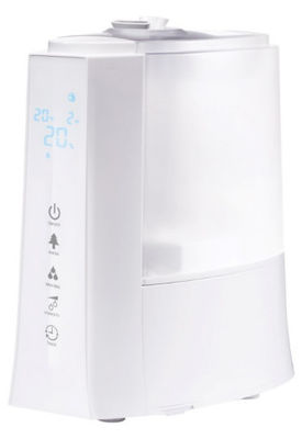 Black 220V 30W Silentnight Ultrasonic Air Humidifier Remote Control